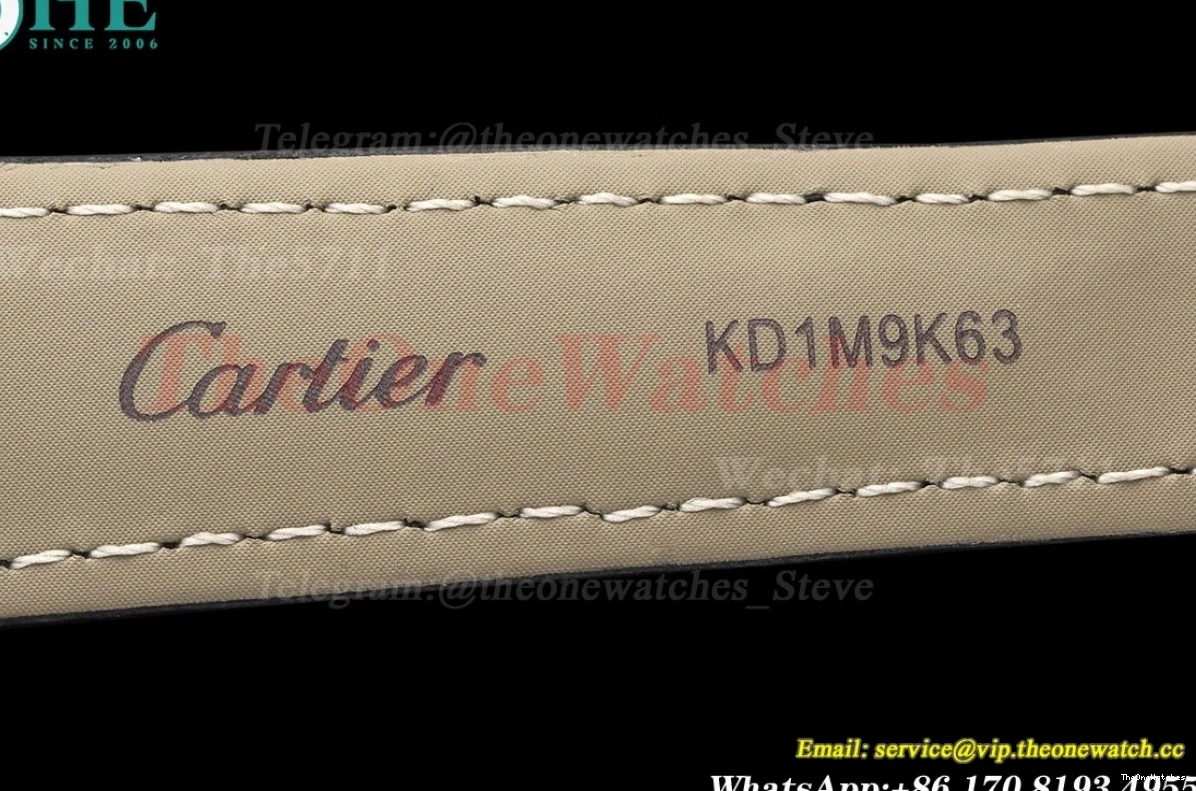 GDF Dial Cartier LE 33mm De Silver Dia SS Bleu NH05 Ballon 0415